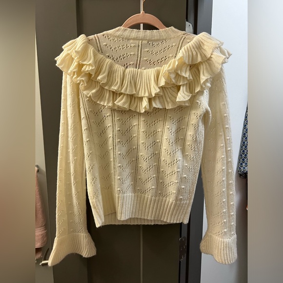 Tularosa Manny Sweater in Ivory - Picture 3 of 5